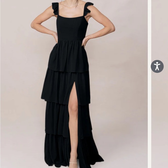 Revelry Dresses & Skirts - revelry maxi chiffon formal dress